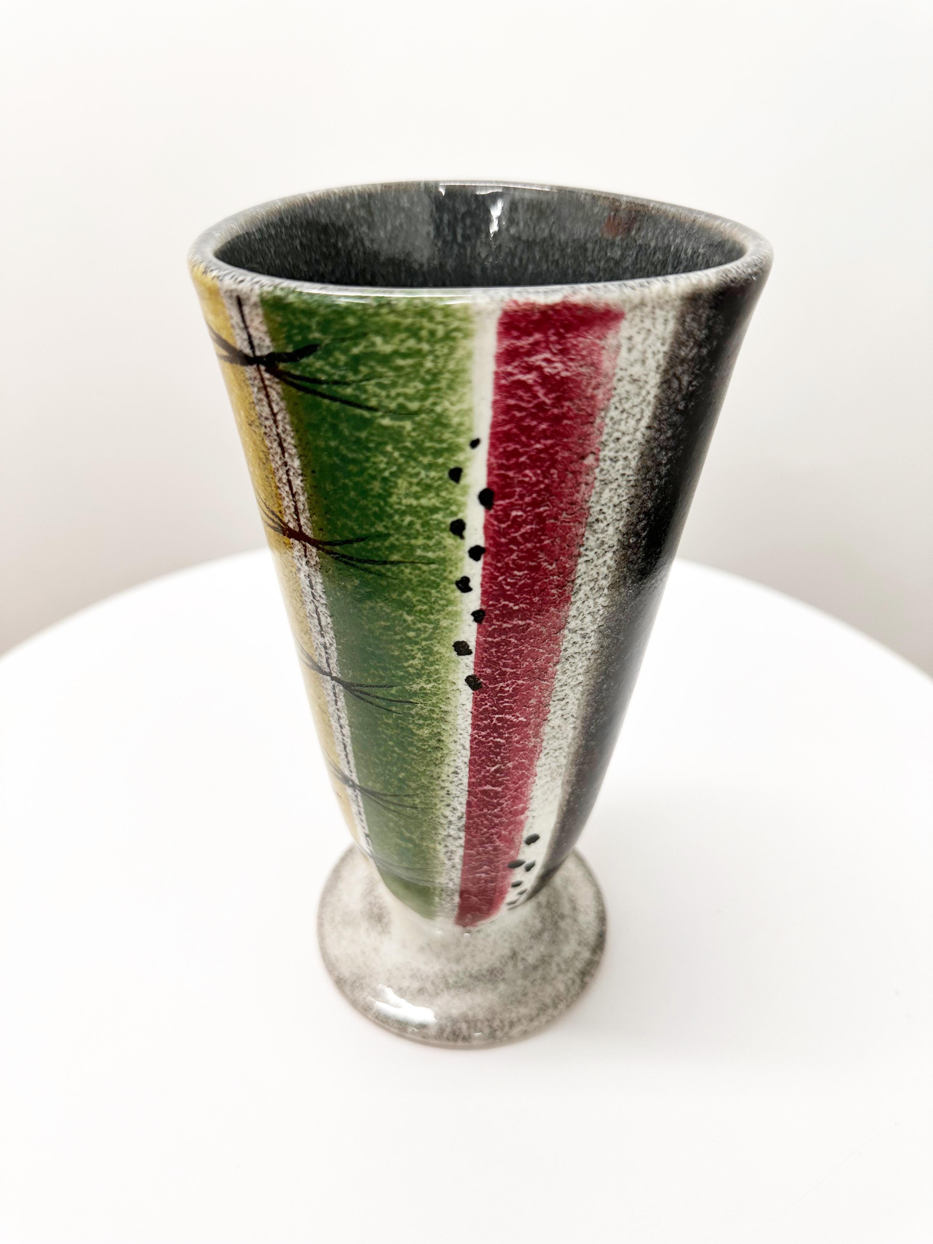 Swiss Ziegler Schaffhausen Vase Attributed to Gustav Spörri, Switzerland, 1950s For Sale