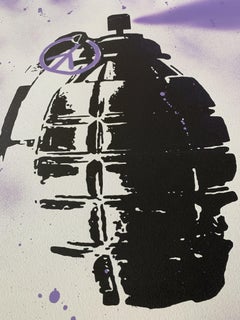 SPRAY BOMB Lavender small edition of only 10 numbered and signed by the artist