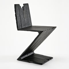 Zig Zag Chair 2004 from "Where There's Smoke..." by Maarten Baas for Moss