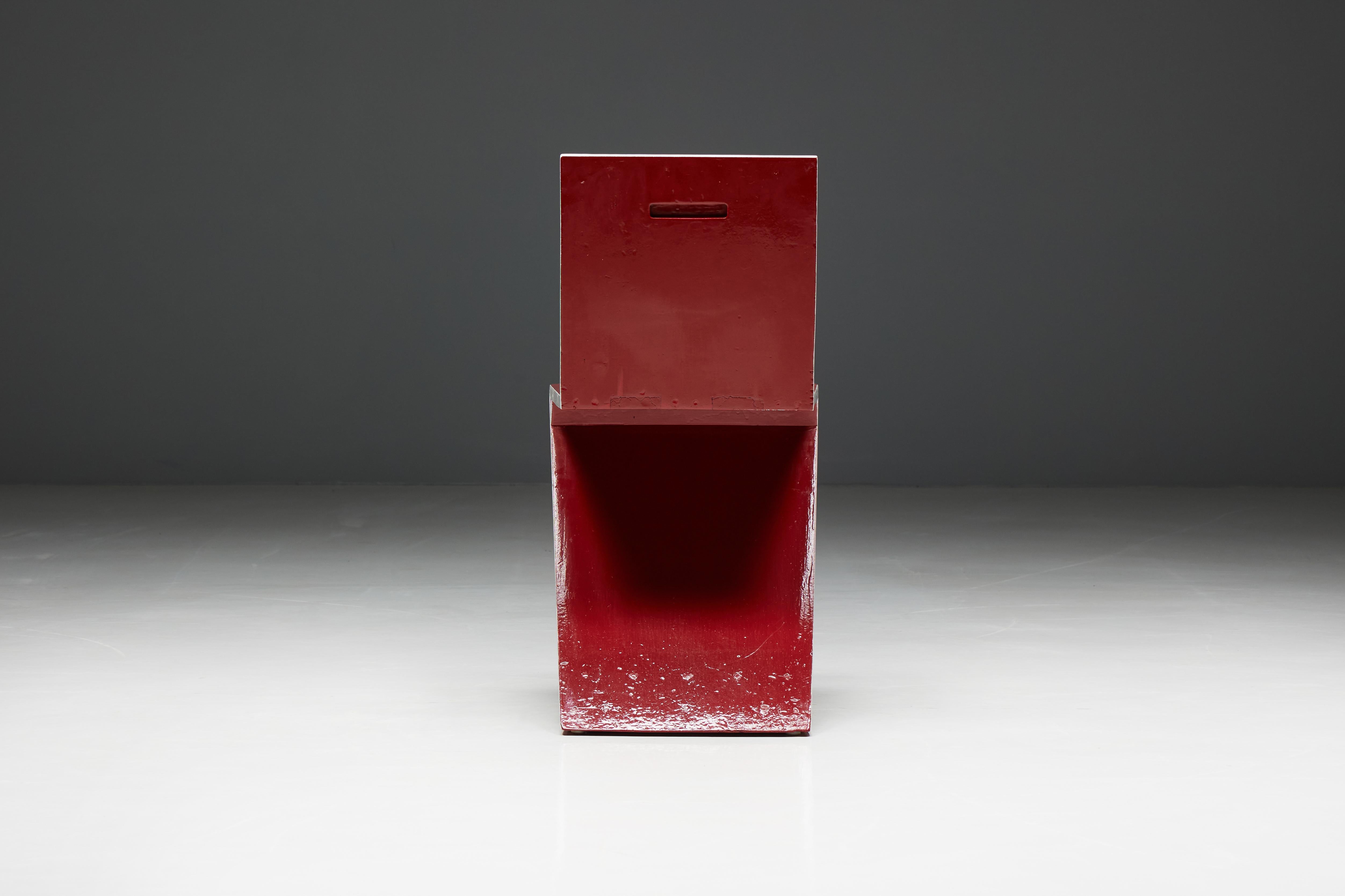 Zig Zag-Stuhl von Gerrit Rietveld für Cassina, 1970er Jahre im Angebot 1