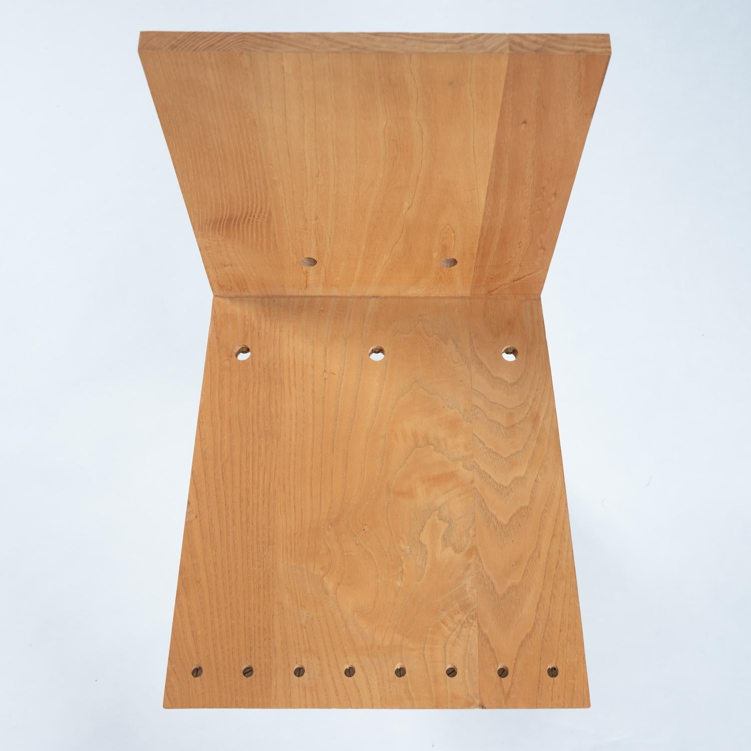 Chaise Zig zag au design de Gerrit Rietveld, années 1980 en vente 6