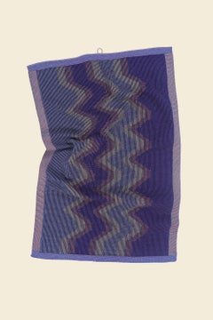 Zig Zag Kitchen Towel in Purple (set of 2)