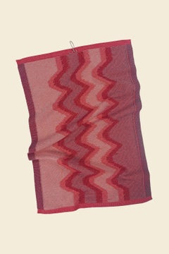 Zig Zag Kitchen Towel in Red (set of 2)