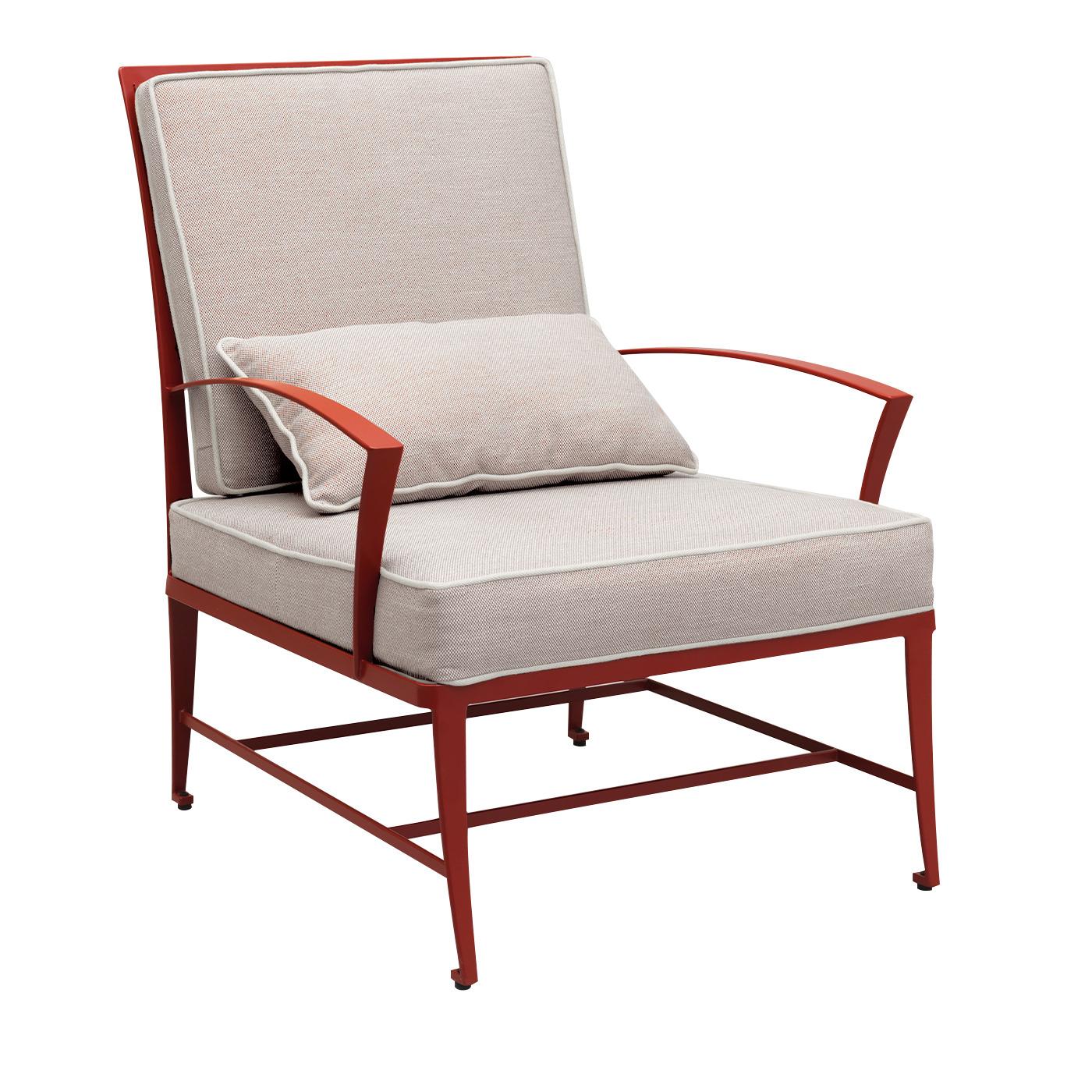 Sillón de exterior Zig Zag by Studio63 en acero inoxidable en Nuevo estado para la venta en Milan, IT