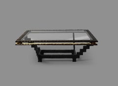 Eaglador - Ziggurat Coffee Table Cast in Bronze with Patinated Finish
