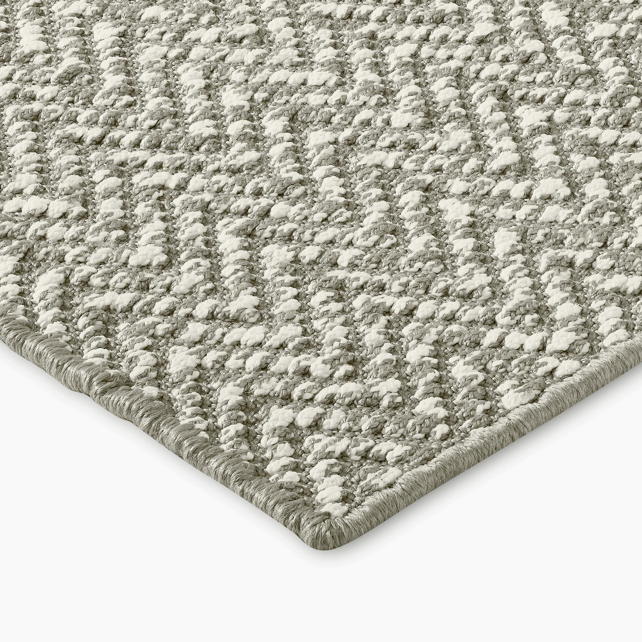 Zigra 8x10ft grau 100% PP Vintage Chevron Design Luxus handgewebten Teppich (Polyester) im Angebot