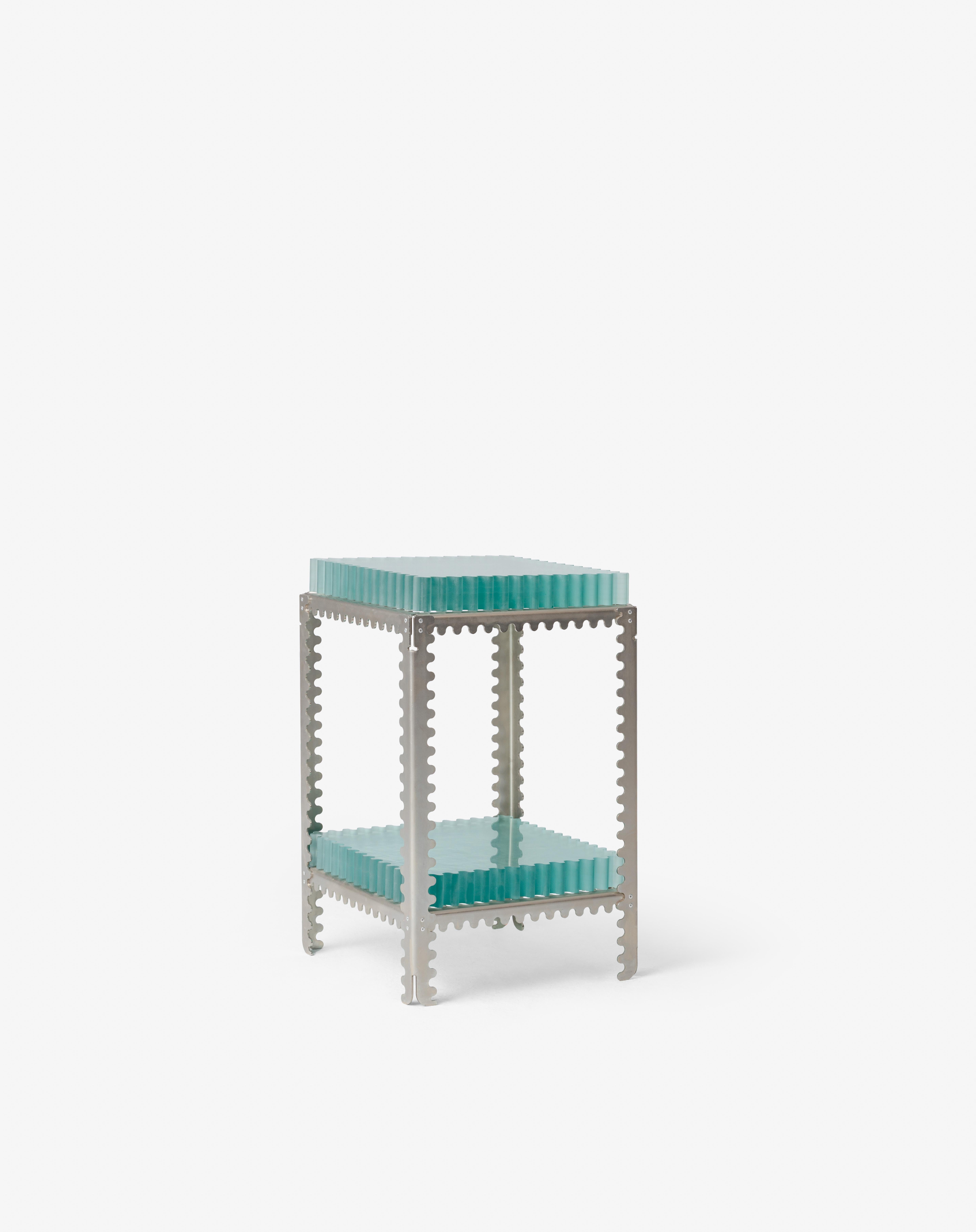 Other Zigue-Vague Rectangular Side Table (Double) For Sale