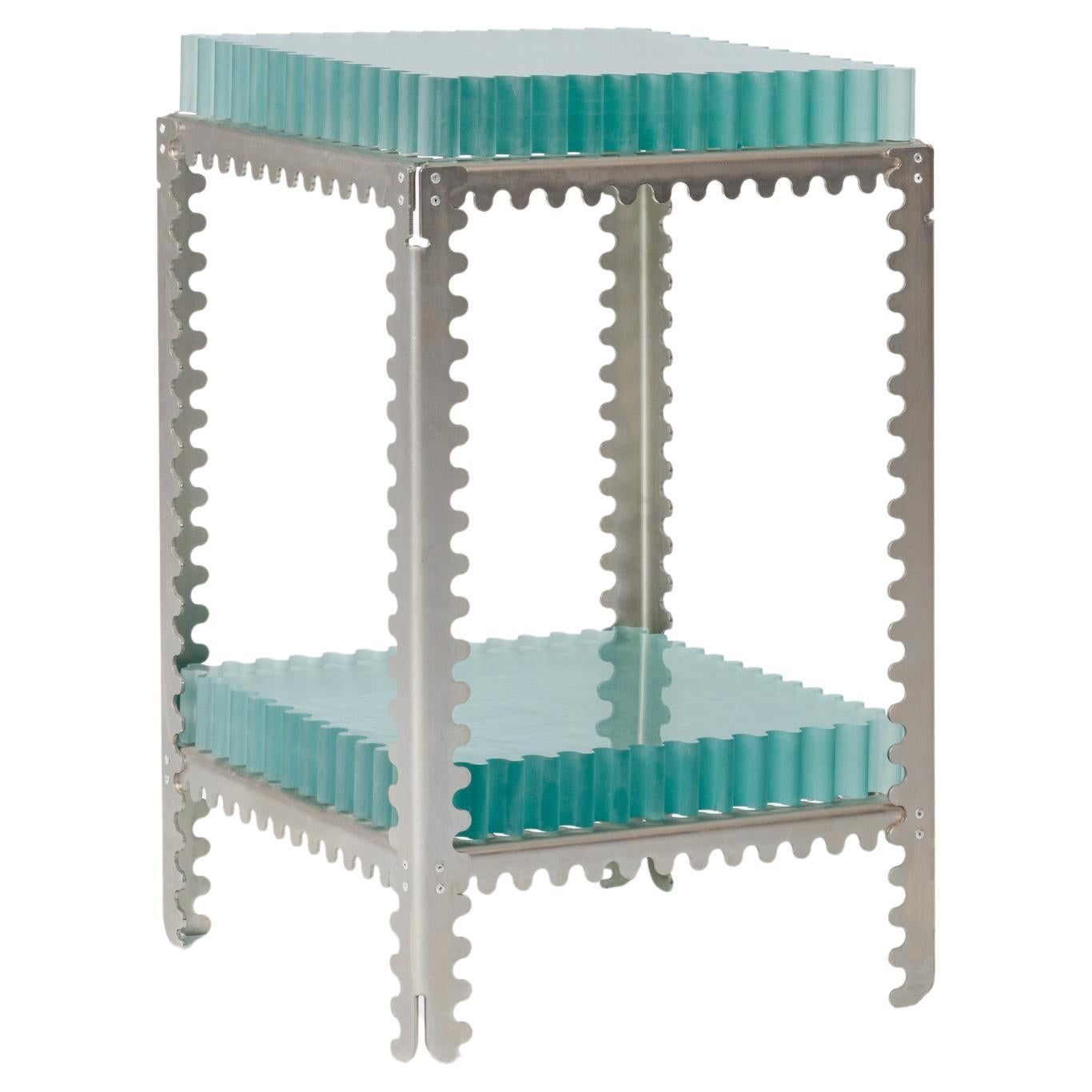 Zigue-Vague Rectangular Side Table (Double)