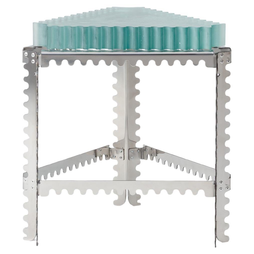 Zigue-Vague Triangular Side Table (Low)