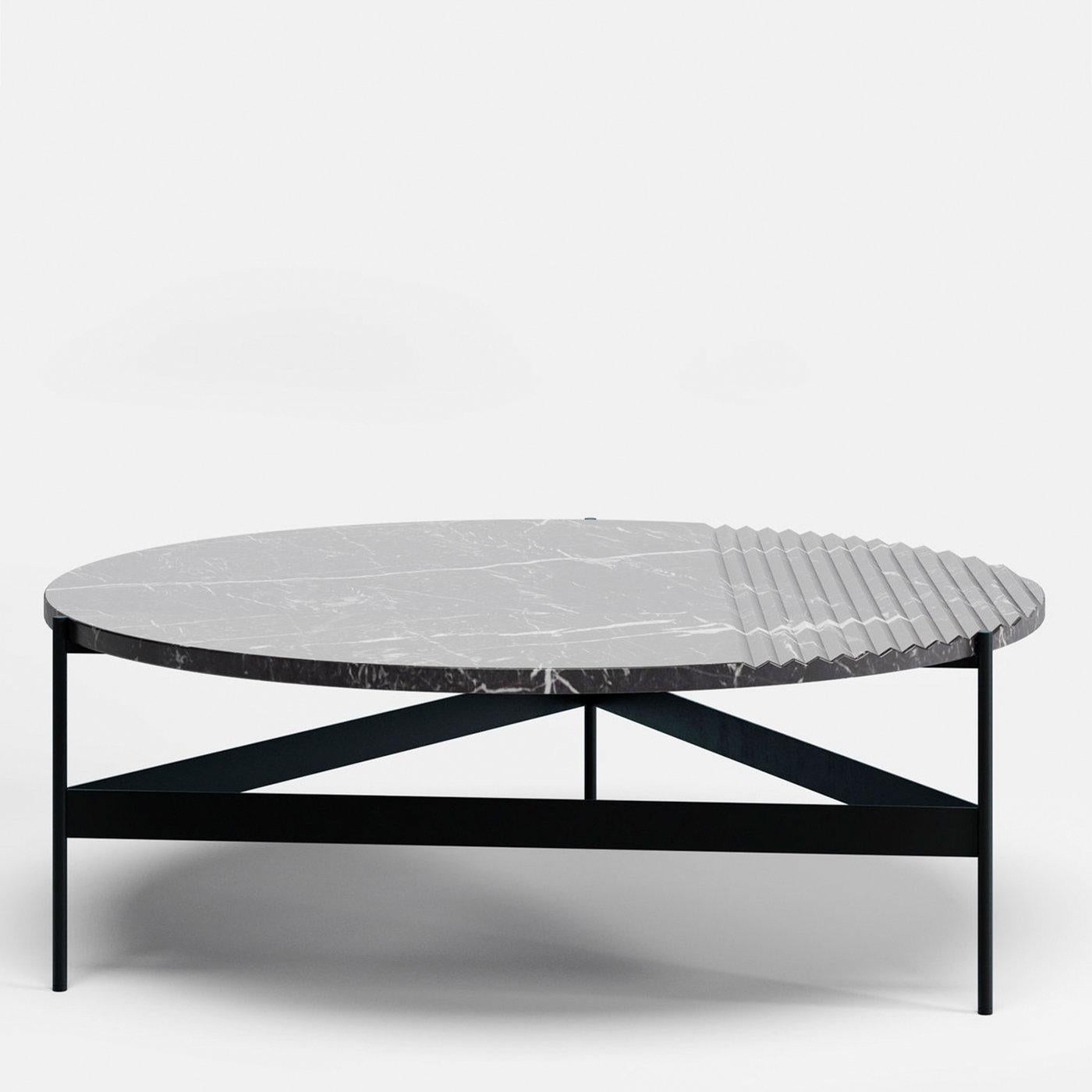 Modern ZigZag Black Marquina Coffee Table