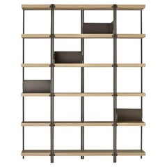 Zigzag Bookshelves H201 Bronze Oak ( Not Contain Bookends ) By Driade