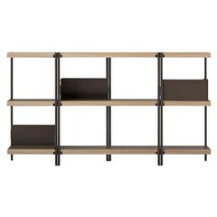Zigzag Bookshelves H88 Bronze Oak ( Not Contain Bookends ) By Driade