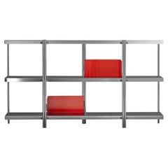 Zigzag Bookshelves H88 Steel ( Not Contain Bookends ) By Driade