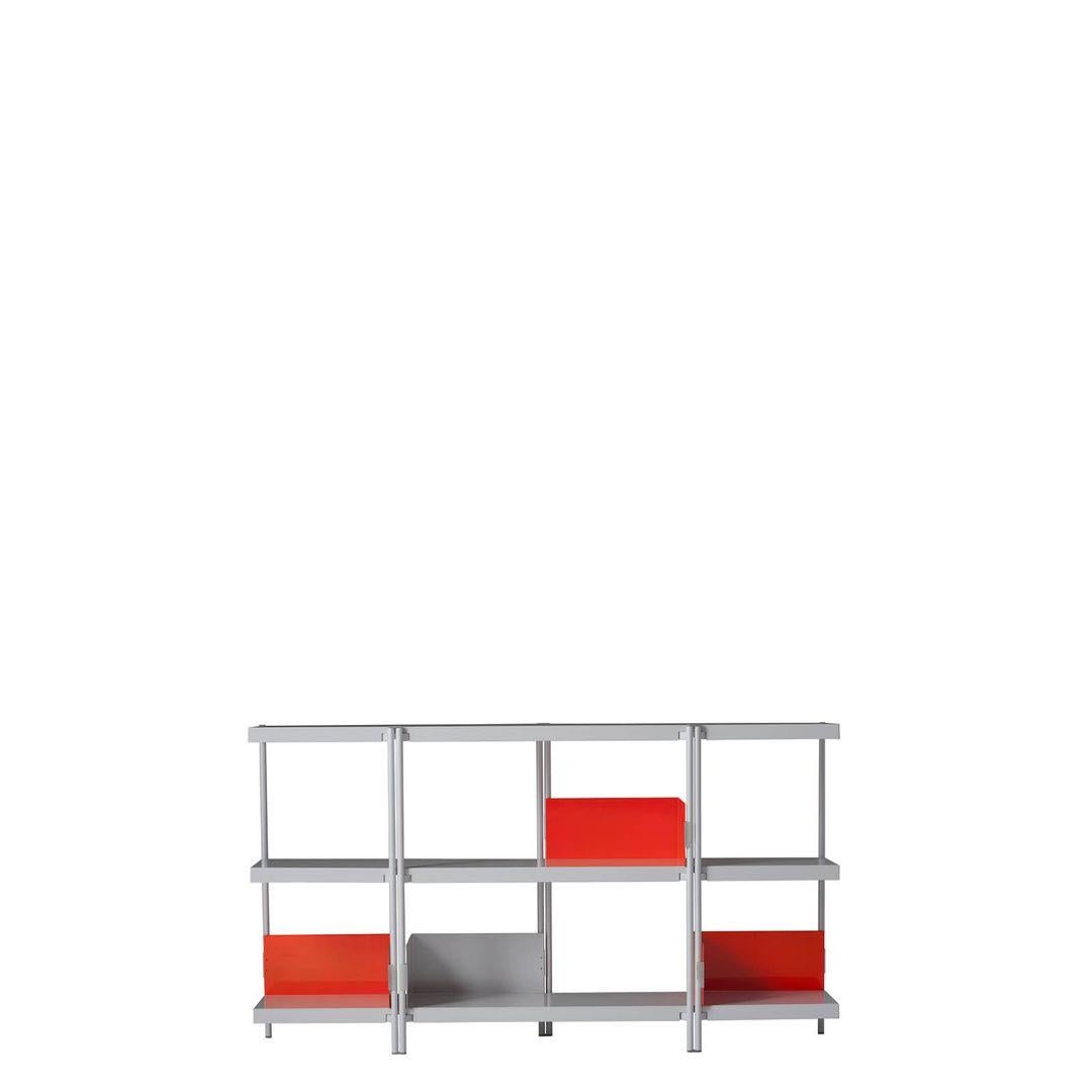 Bibliothèques Zigzag H88 blanches (non contenant de serre-livres) par Driade