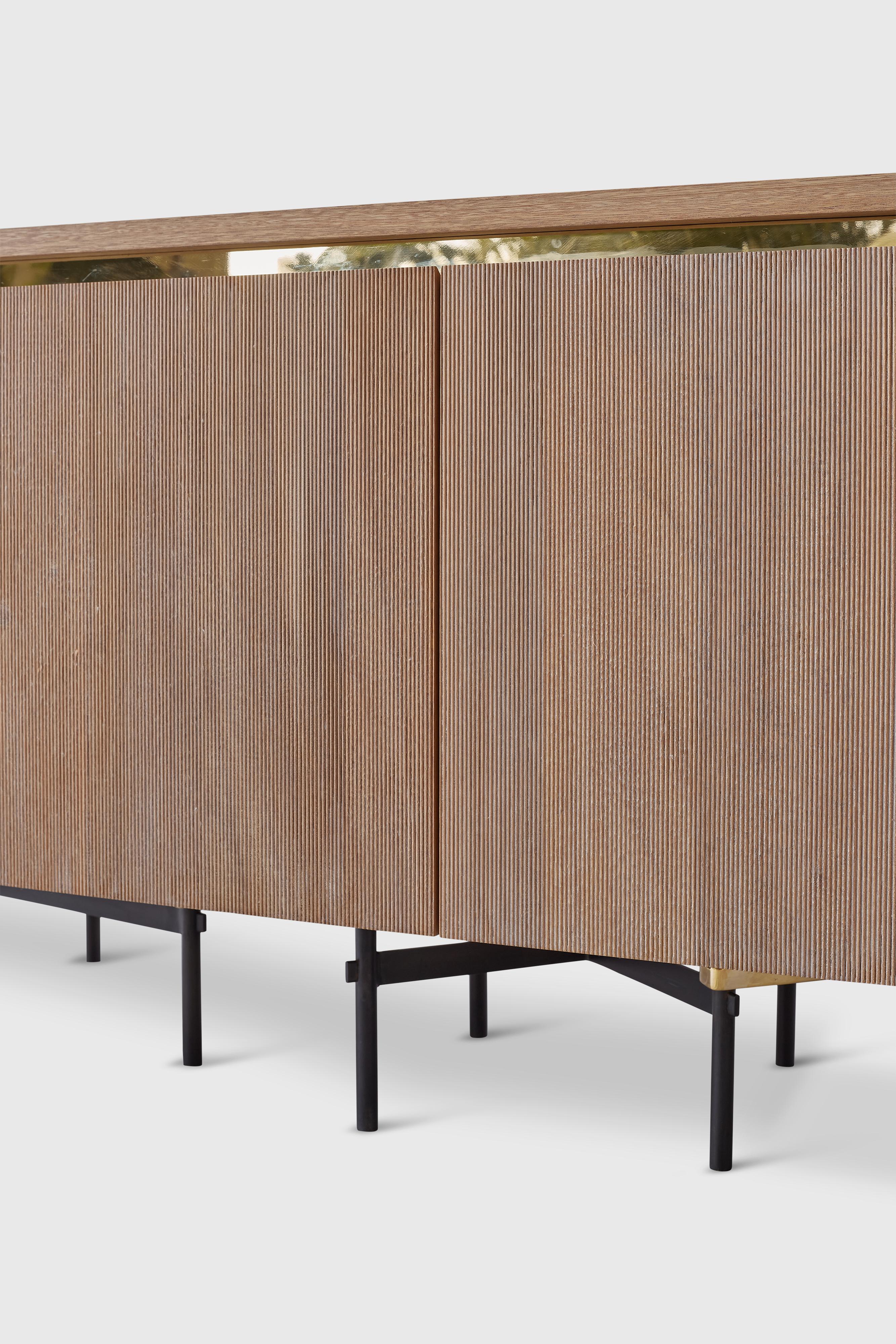 Contemporary Zigzag Cabinet by Atra Design For Sale