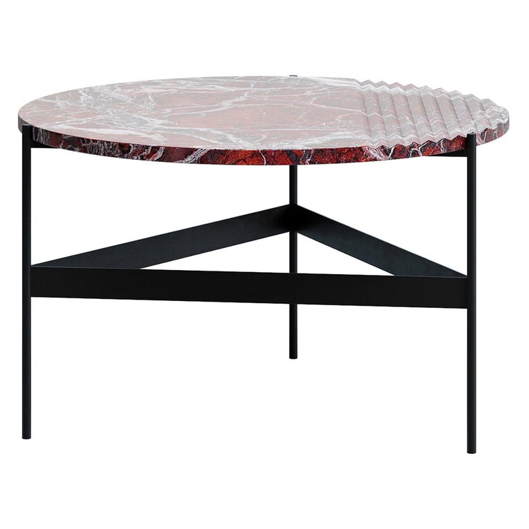 Zigzag Red Levanto Coffee Table For Sale at 1stDibs