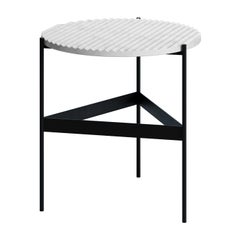 ZigZag White Carrara Coffee Table