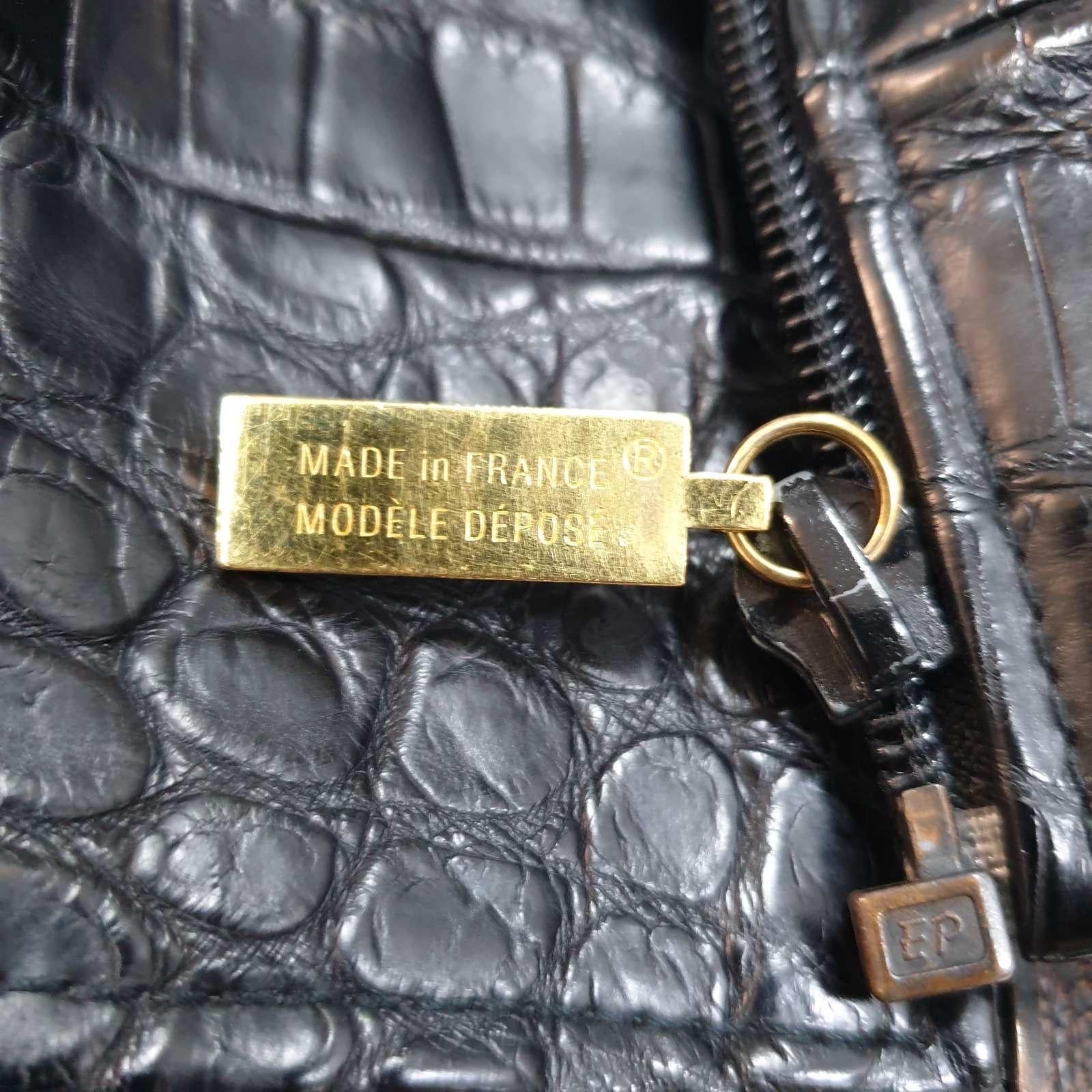 Zilli Herren Krokodilleder Nerz Pelz gefüttert Jacke Größe 58 im Angebot 12
