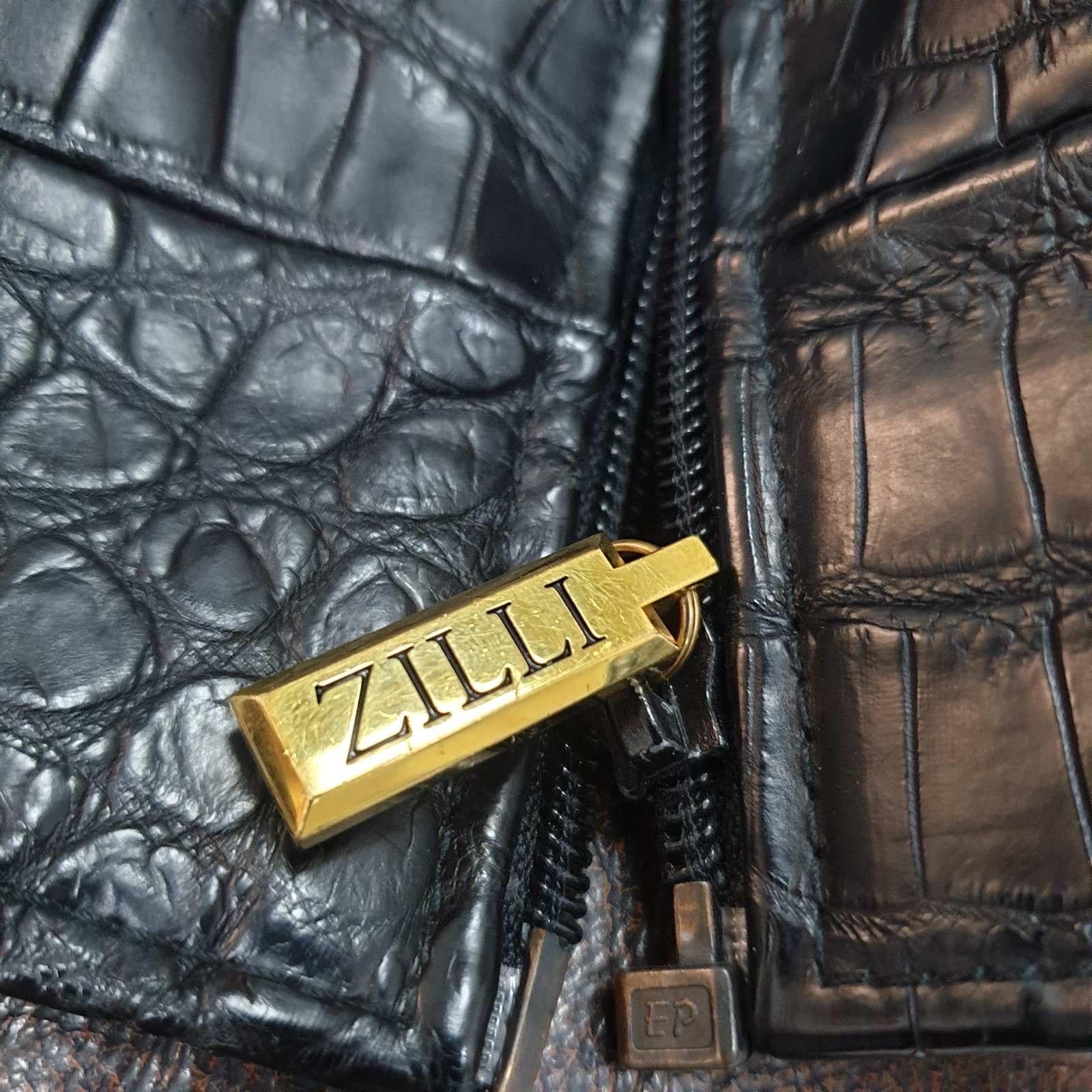 Zilli Herren Krokodilleder Nerz Pelz gefüttert Jacke Größe 58 im Angebot 16
