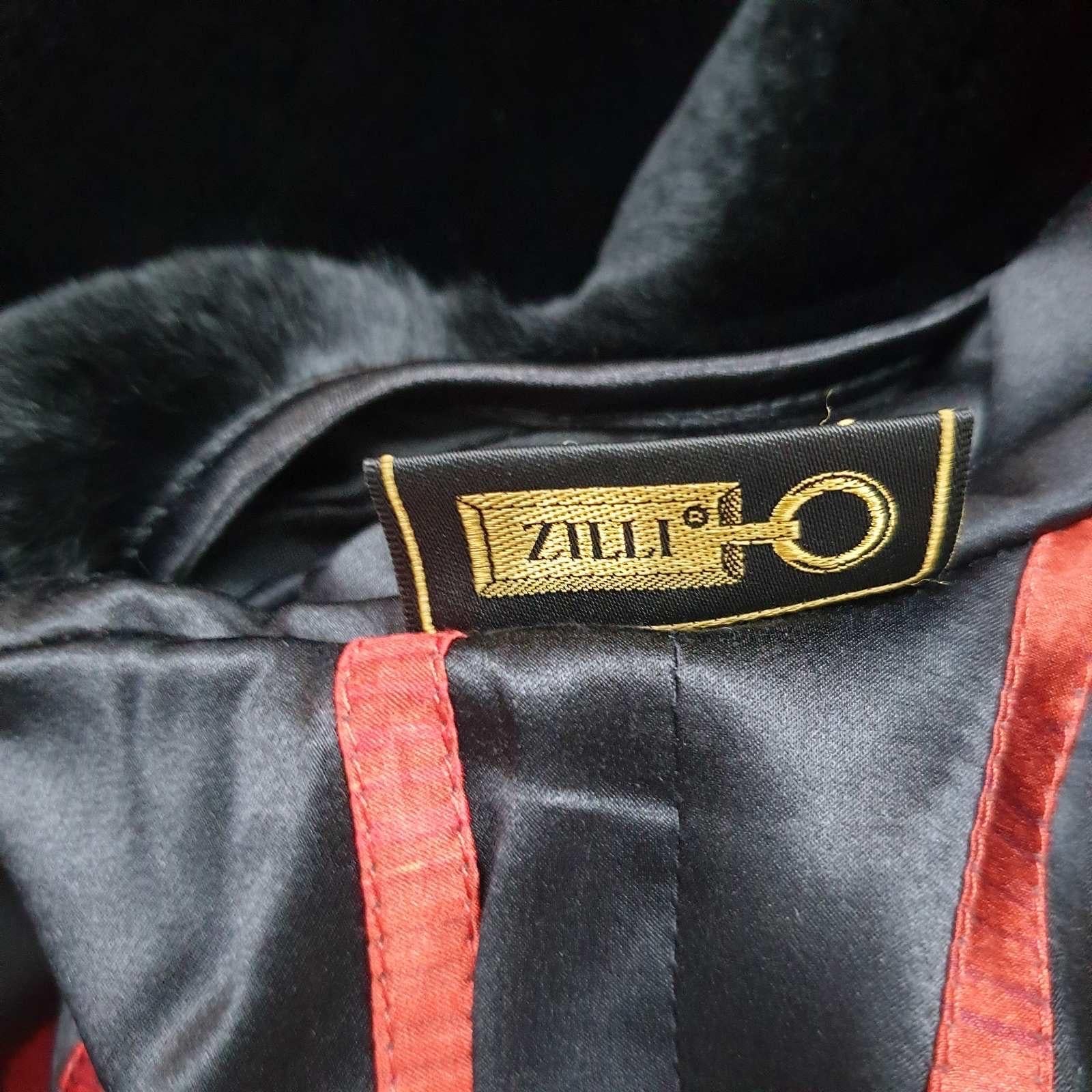 Zilli Nerz gefütterter Ledermantel - Größe 64 / XXL im Angebot 8
