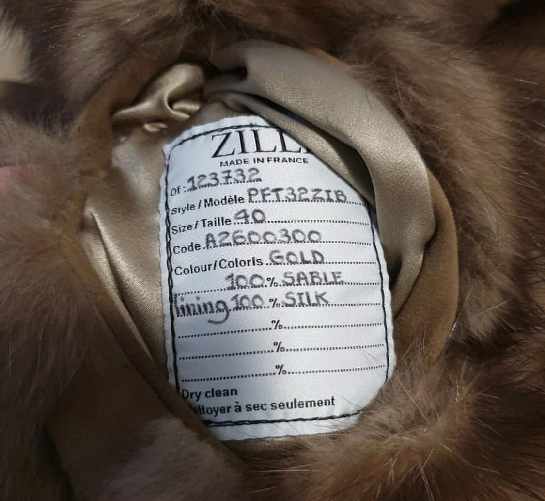 Zilli Sable Fur Sleeveless Coat 3
