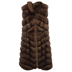 Zilli Sable Fur Sleeveless Coat