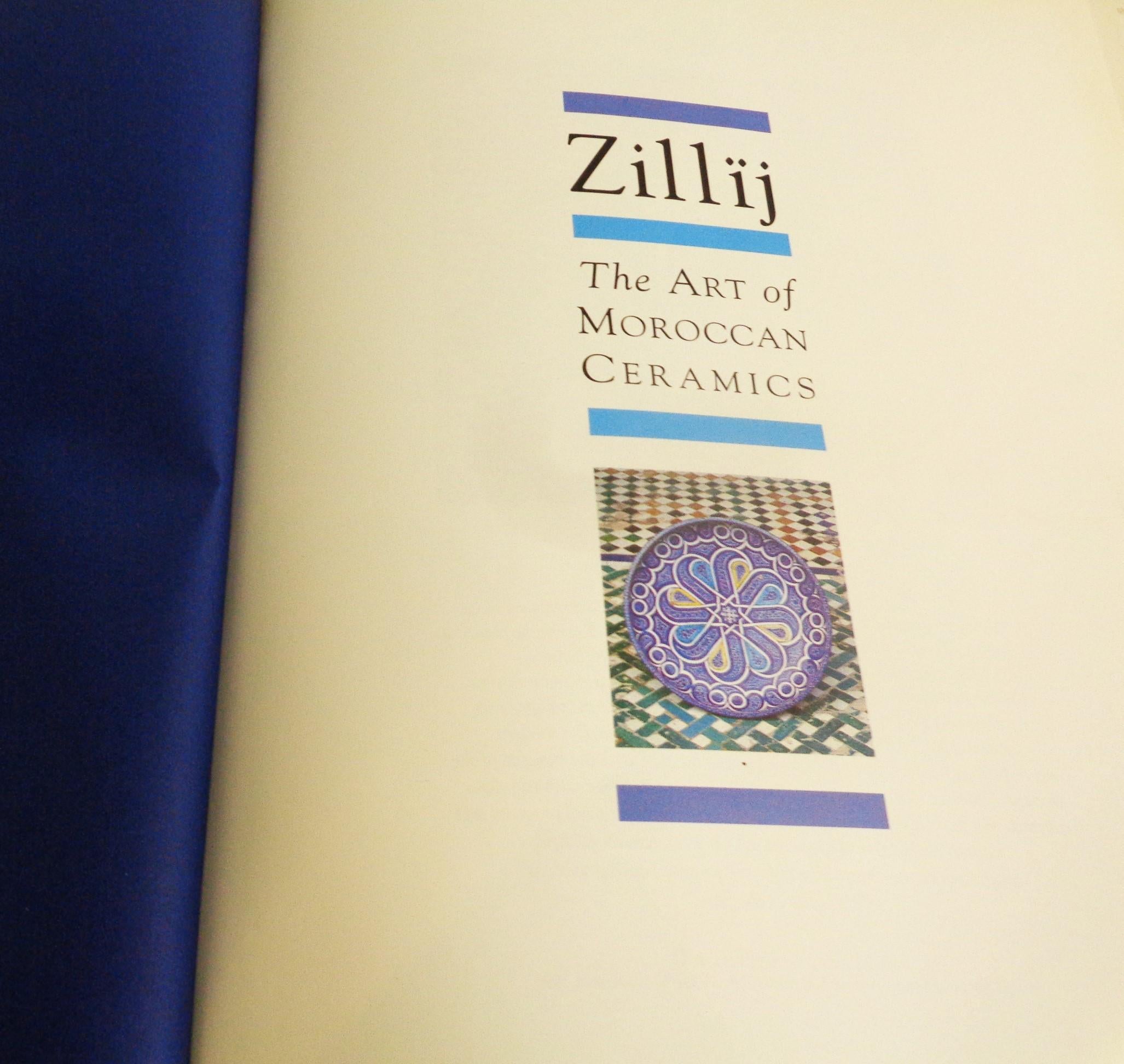 British Zillij: The Art of Moroccan Ceramics - Damluji & Hedgecoe - 1992 Garnet 