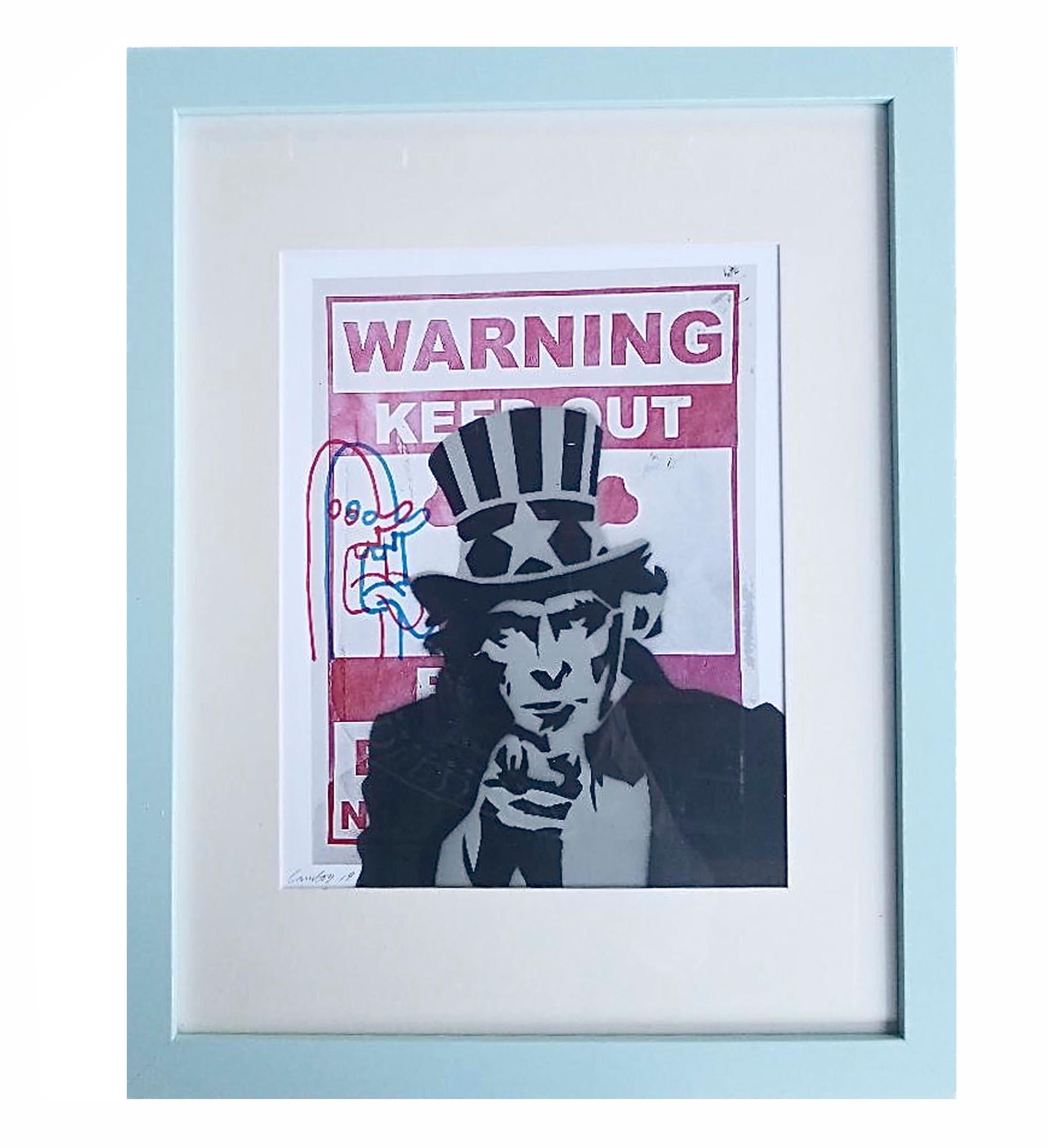 Uncle Sam - Mixed Media Art by Zimad