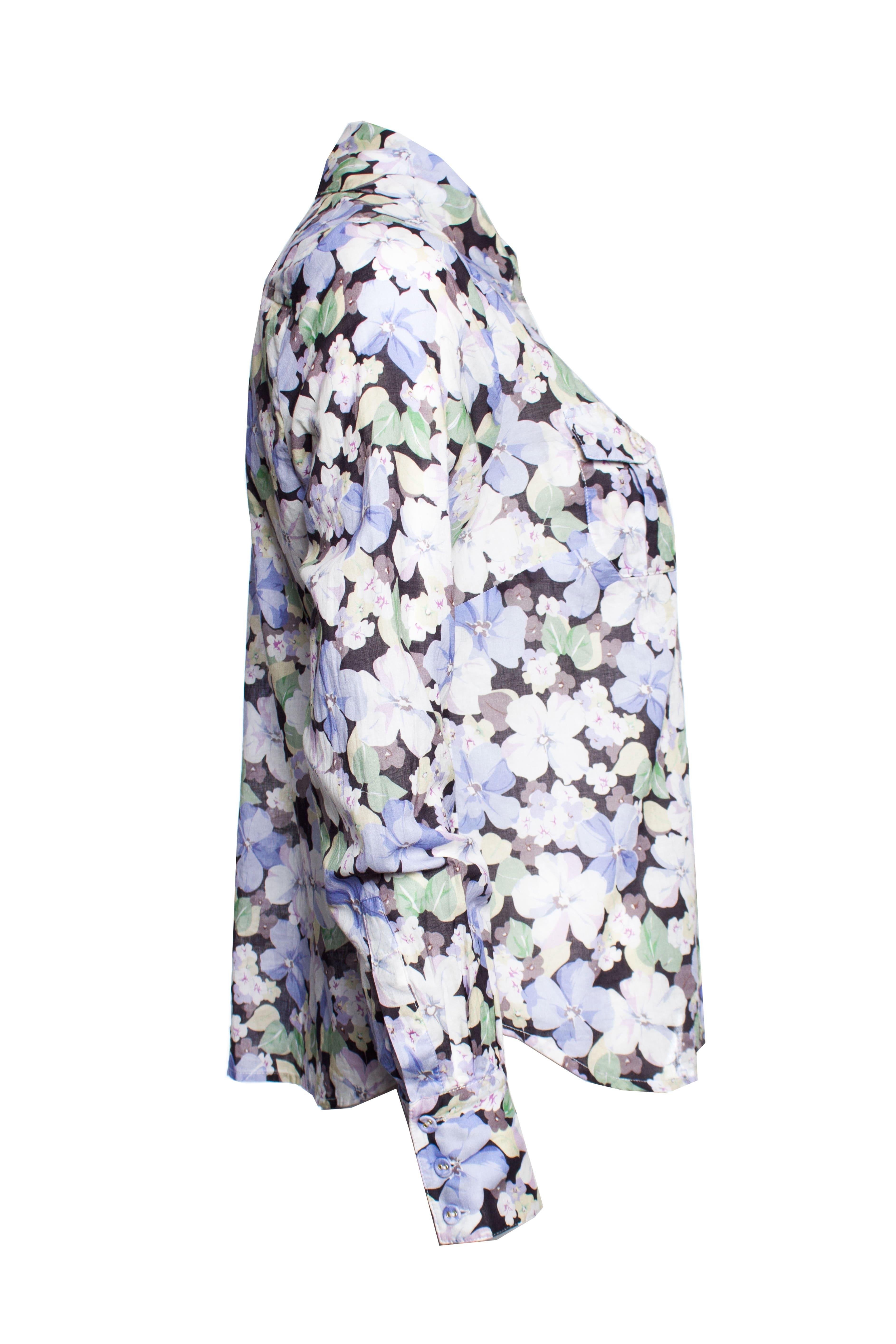 Zimmerman, Floral shirt. In Excellent Condition For Sale In AMSTERDAM, NL