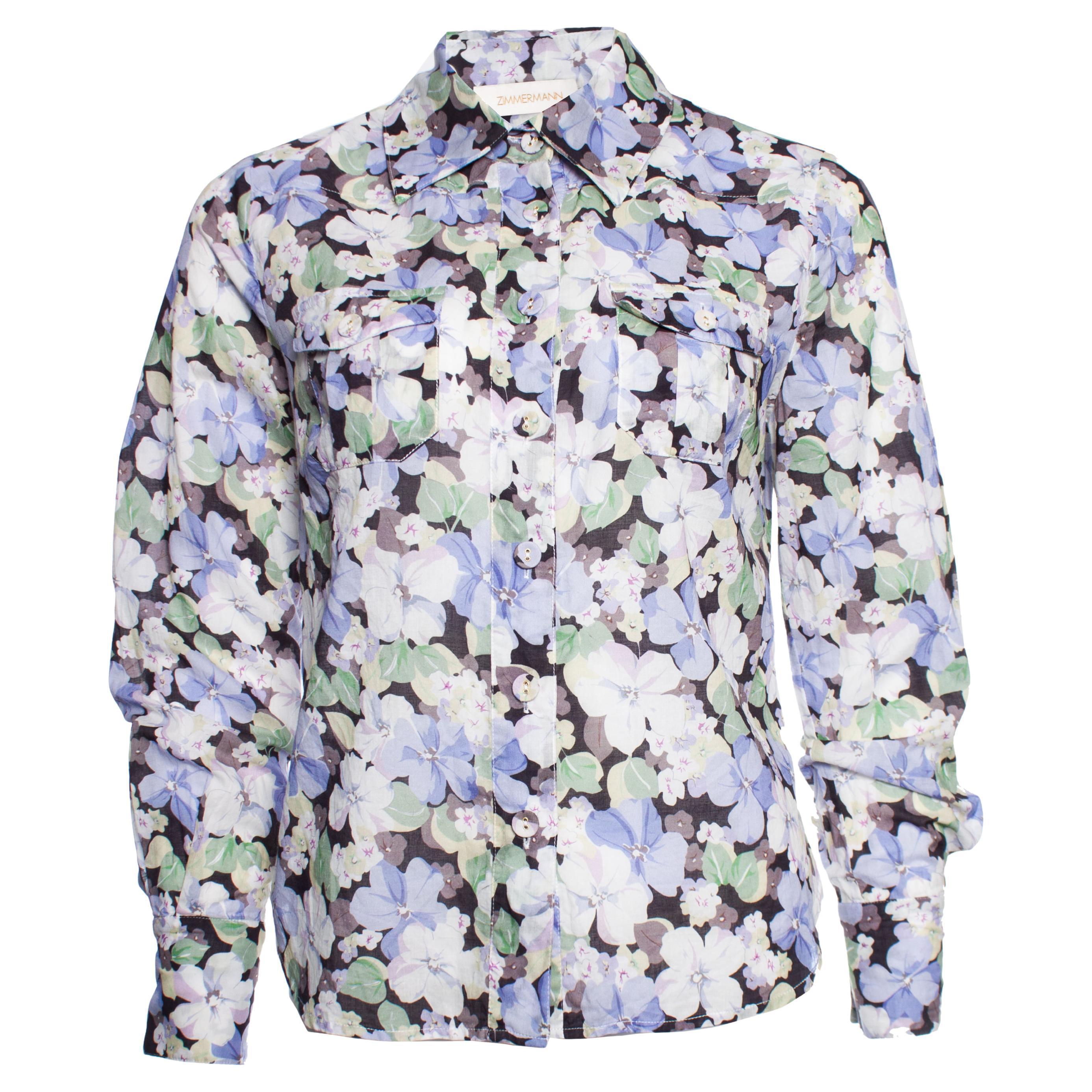 Zimmerman, Floral shirt. For Sale