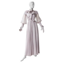 Zimmerman Laufsteg-Abendkleid aus Seide mit begehrtem Muster  Neu