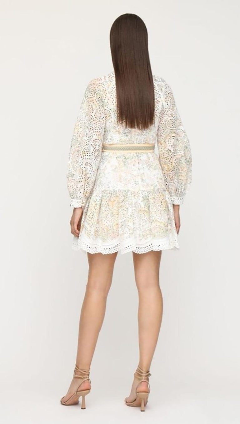 zimmermann master embroidered dress Awaken Embroidered Yoke Maxi Ivory Floral Online