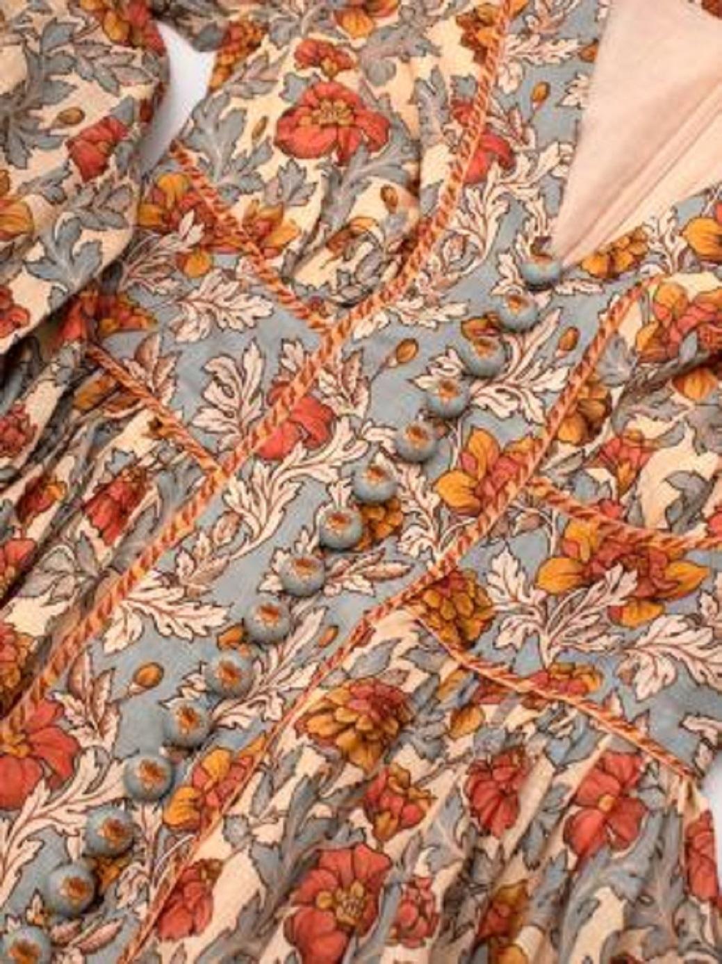 zimmermann orange floral dress