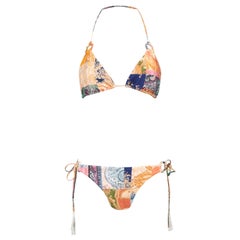 Zimmermann Anneke Ring Tie Tassel Bikini Size XL