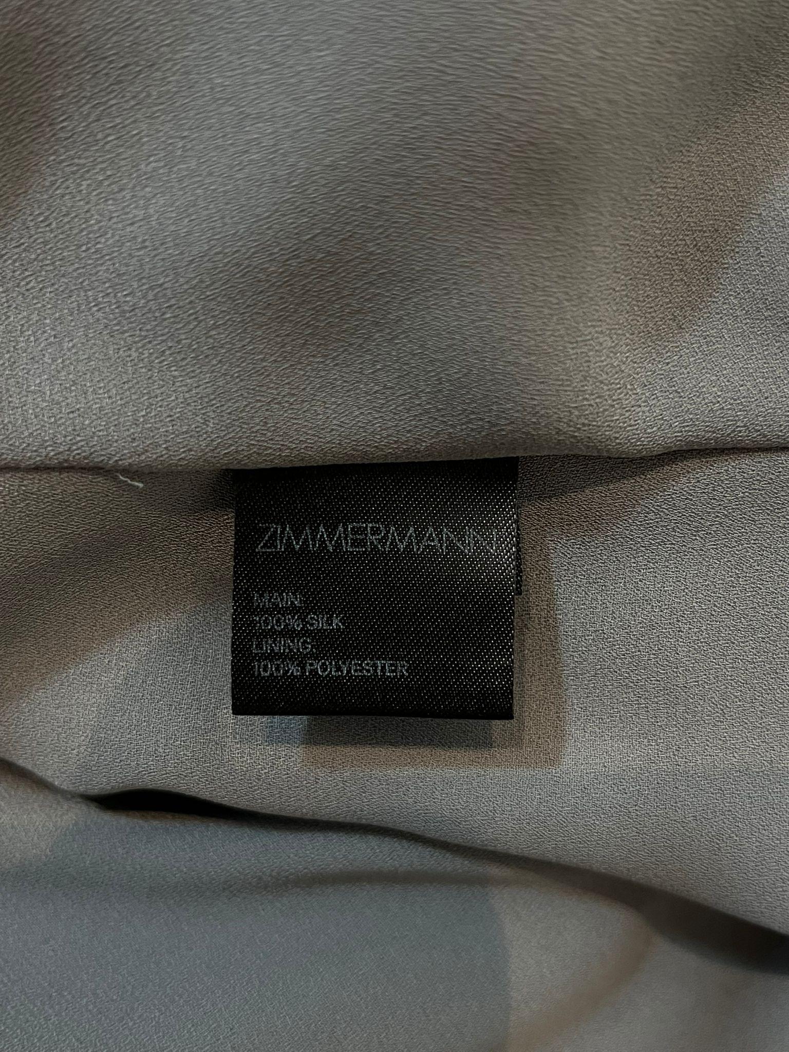 Zimmermann Asymmetric One-Shoulder Silk Dress 2
