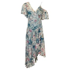 Zimmermann Asymmetric One-Shoulder Silk Dress