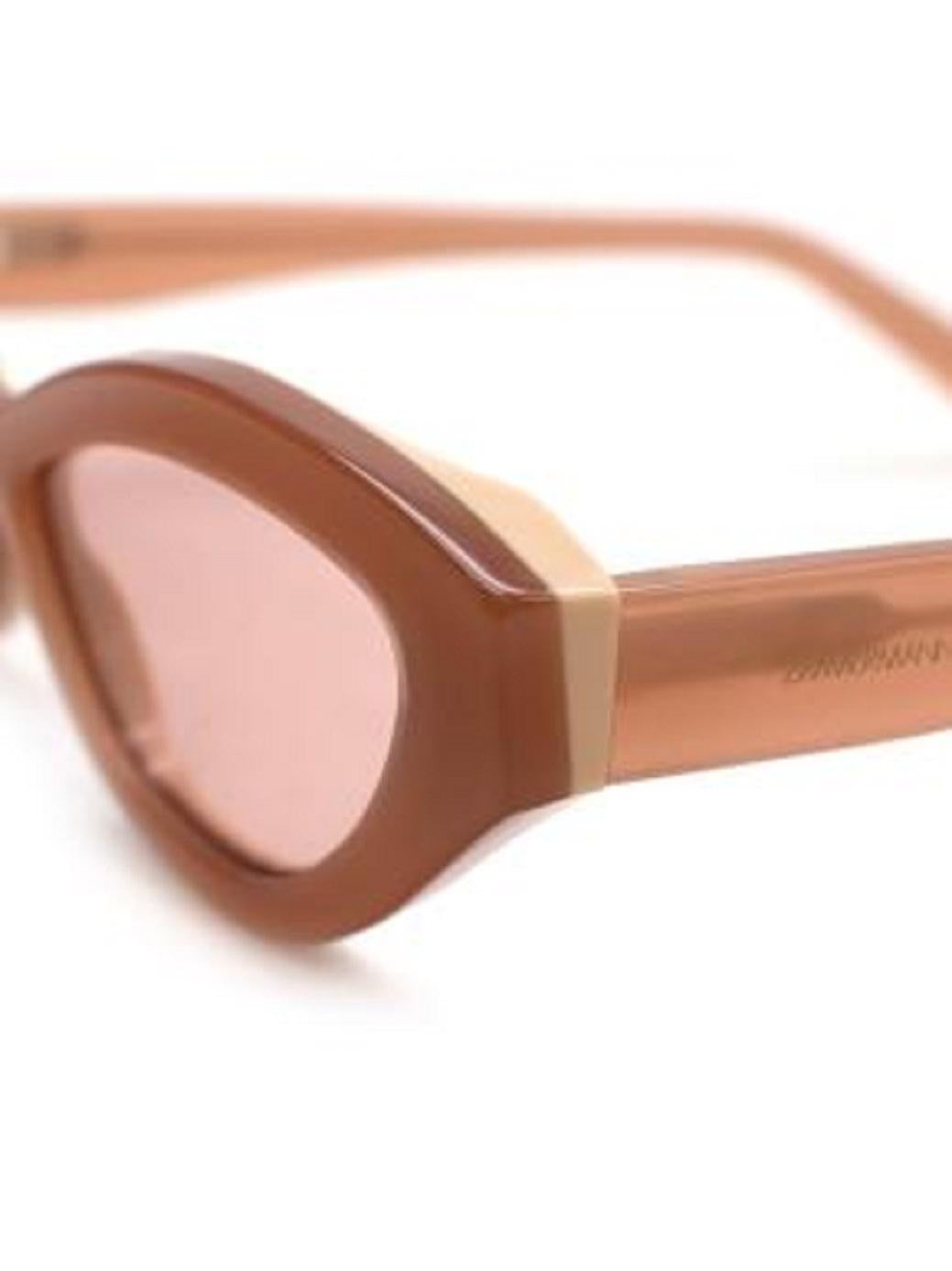 Zimmermann Beige acetate Prima cat-eye sunglasses For Sale 3