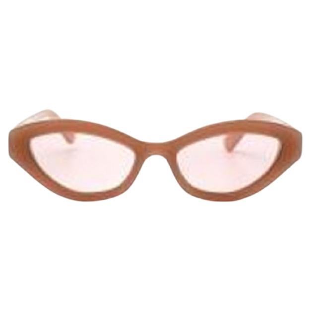 Zimmermann Beige acetate Prima cat-eye sunglasses For Sale