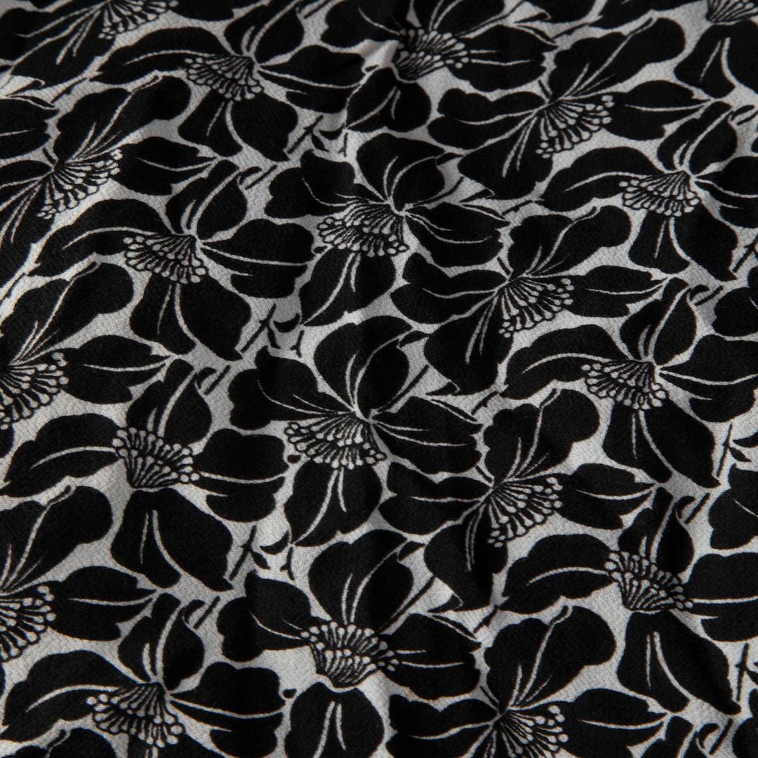 Women's Zimmermann Black Floral Crepe Sleeveless Blouse Size M For Sale
