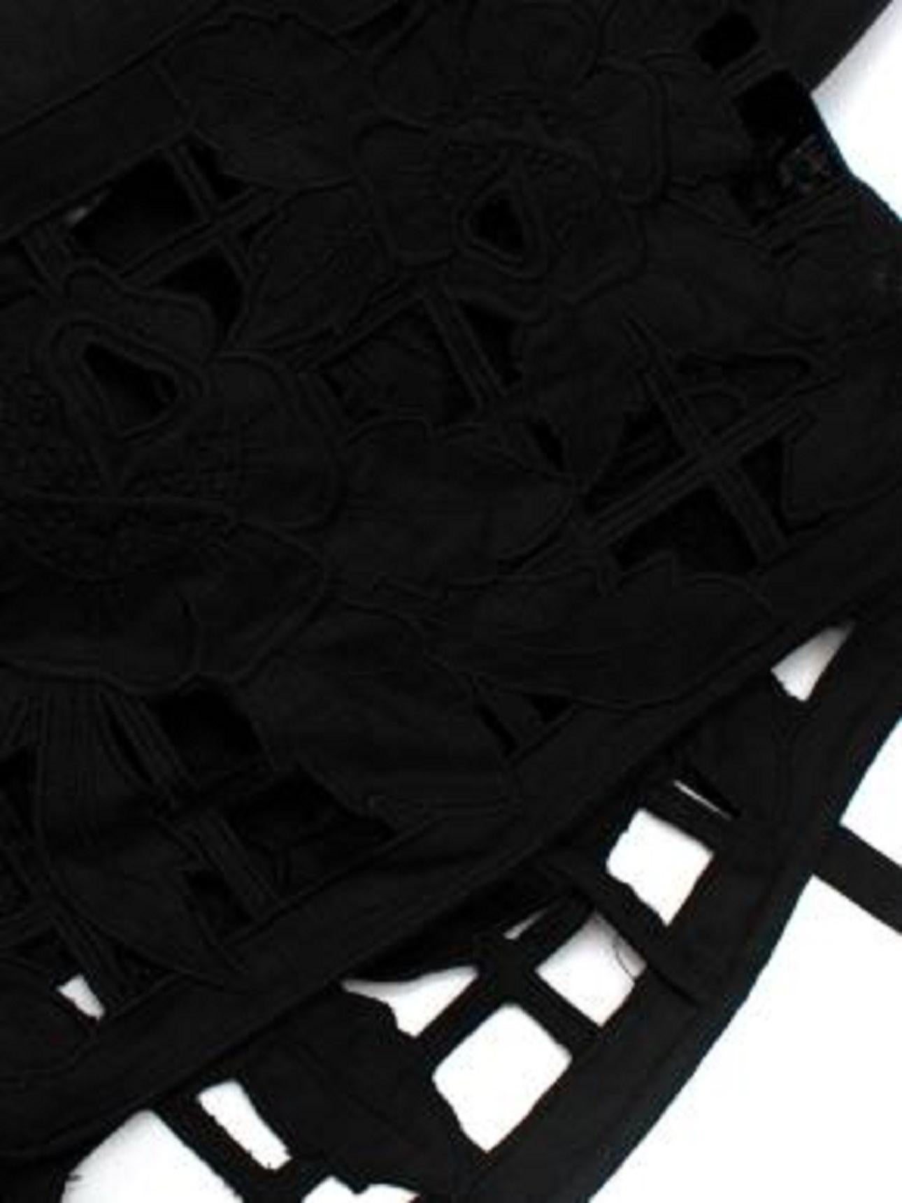 Zimmermann Black Linen Juno Dress For Sale 1