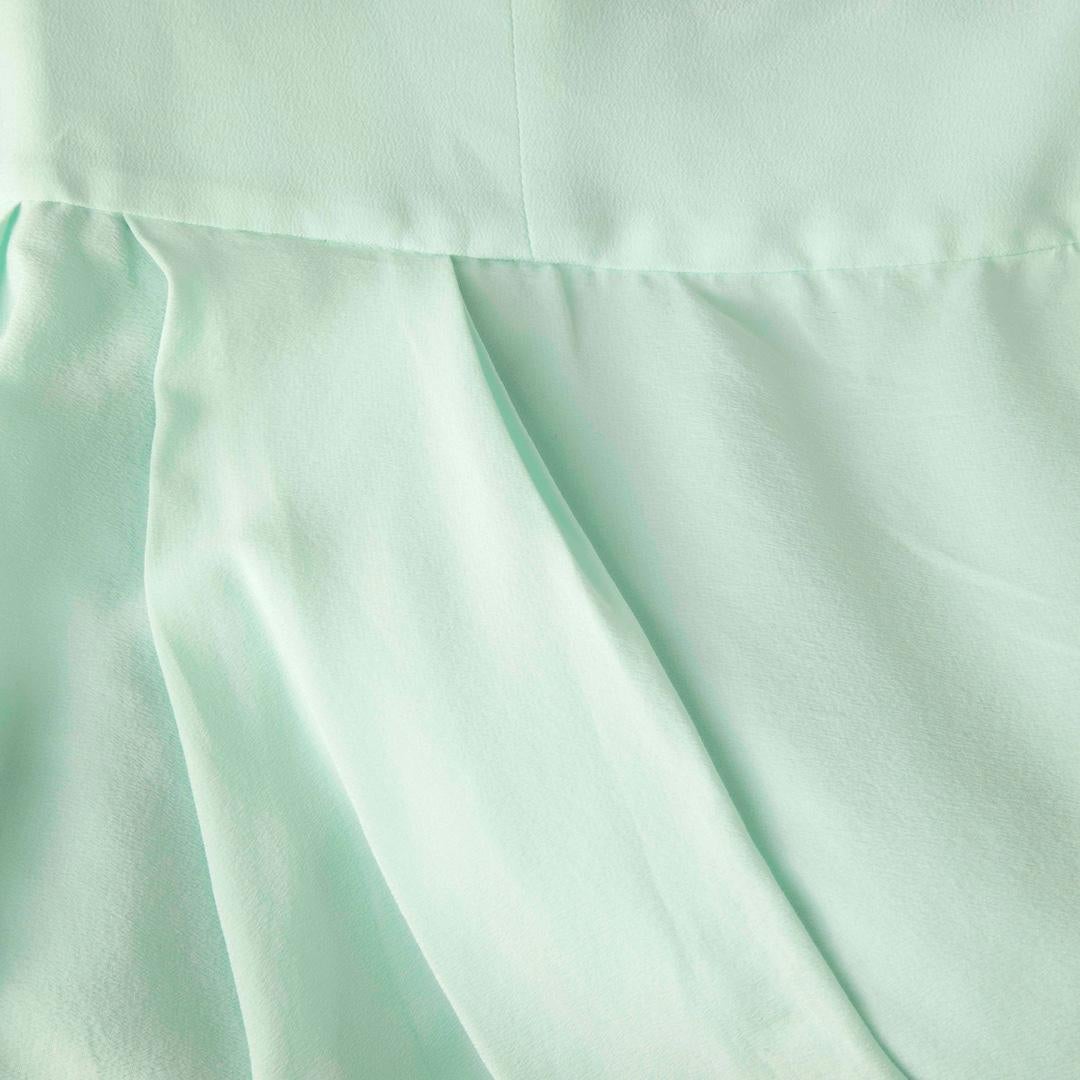 Mini vestido sin tirantes de seda azul Zimmermann Talla S en Nuevo estado para la venta en London, GB