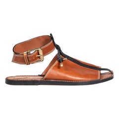 Zimmermann Brown Leder Riemchensandalen Größe IT 41