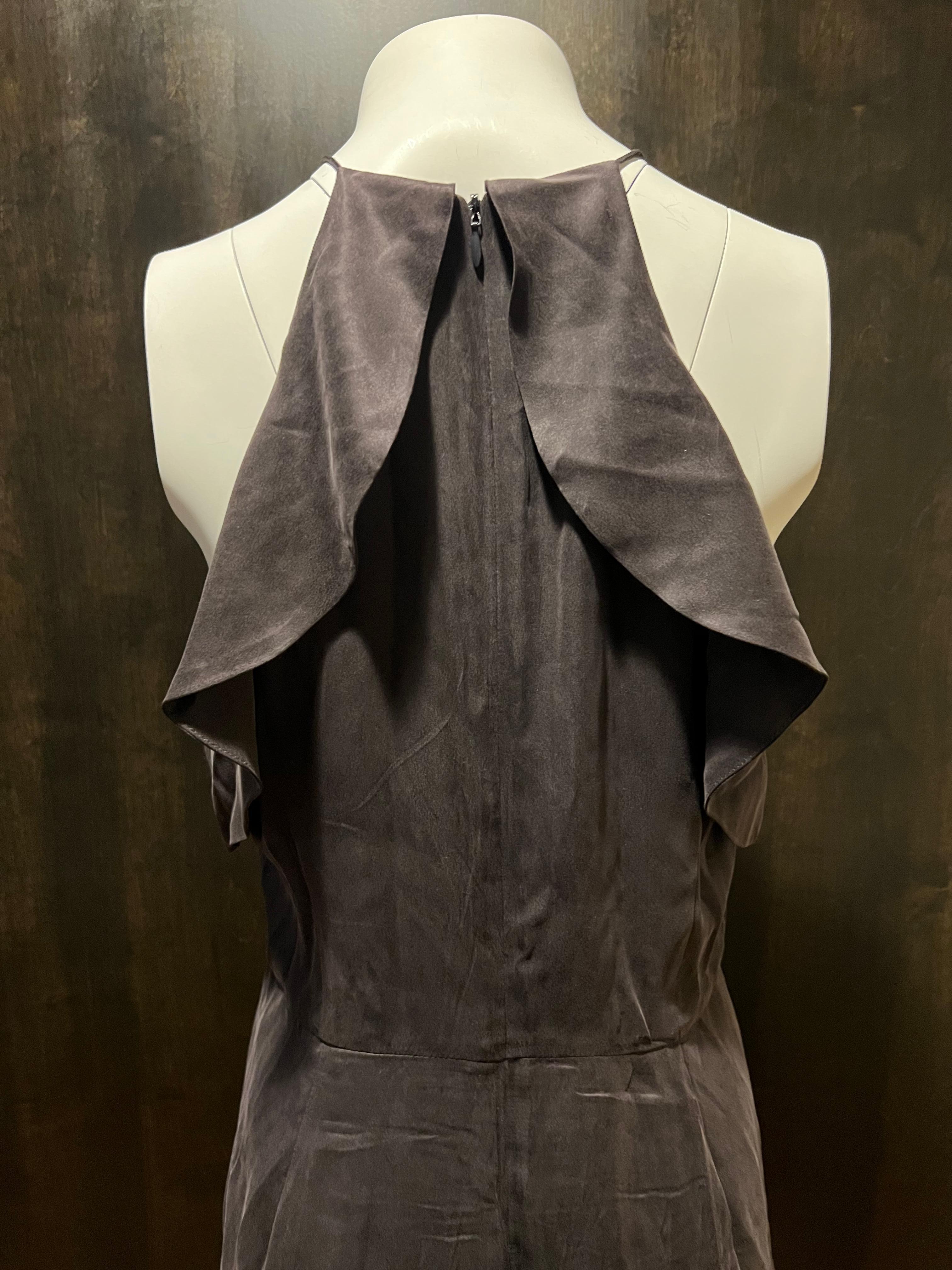 Black Zimmermann Brown Silk Maxi Dress, Size 3 For Sale