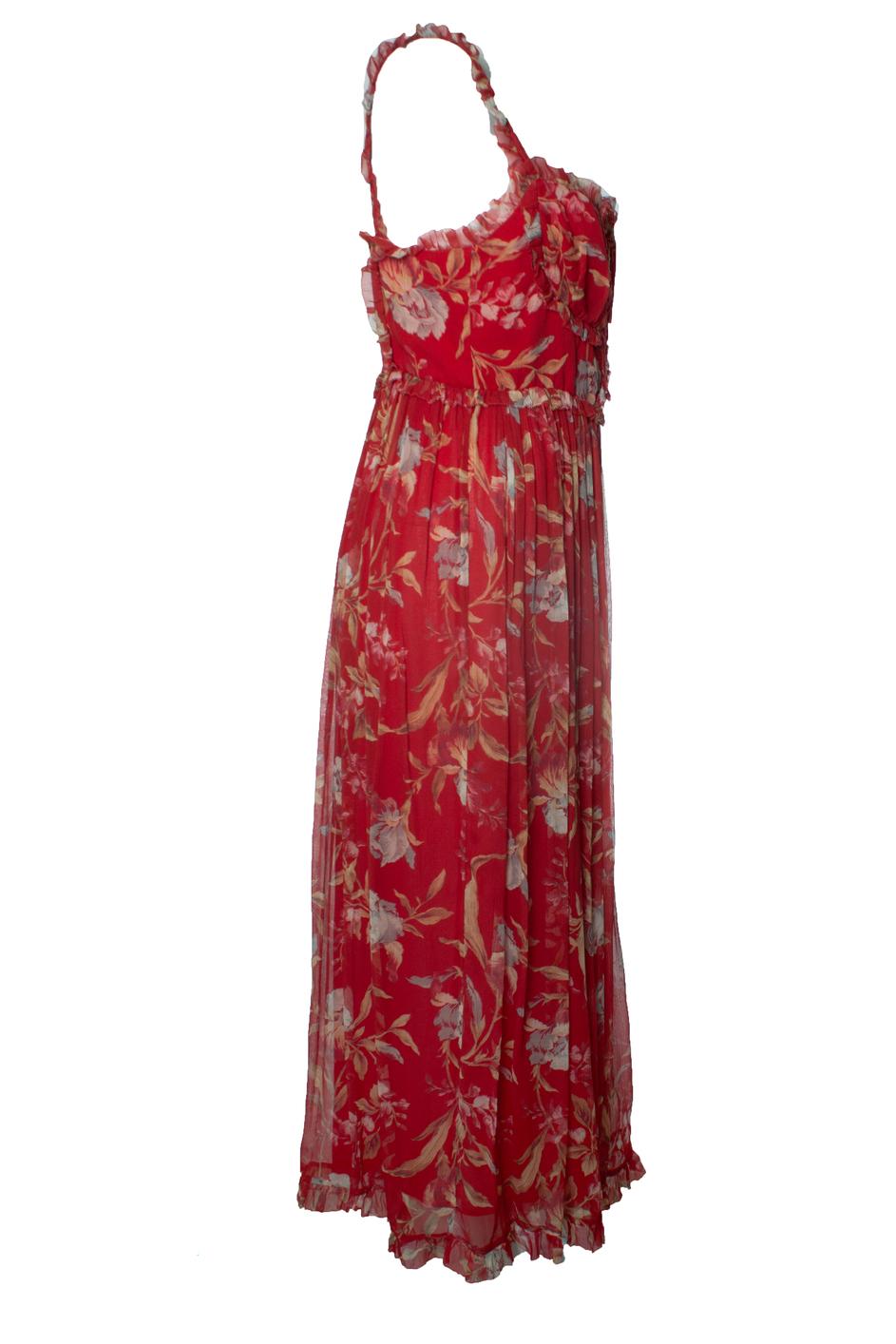 Zimmermann, Corsair Iris jumpsuit in red. The item is new - unworn.

CONDITION: new

SIZE: 3

MEASUREMENTS: length 130 cm, width 41 cm, waist 37 cm, width leg 54 cm, inside leg length 56

MATERIAL: 100% silk

CARE: dry cleaning

COLOR: red