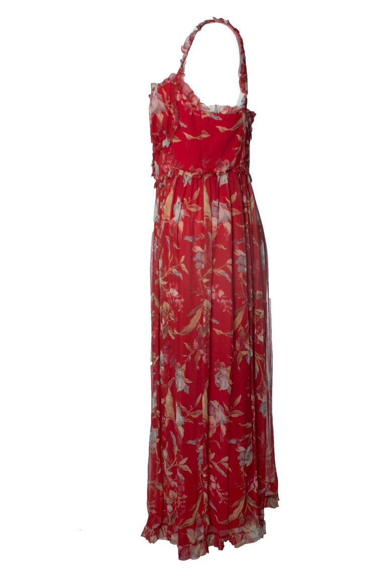 Zimmermann, Corsair Iris jumpsuit in red For Sale at 1stDibs