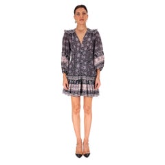 Zimmermann Cotton Printed Ruffle Dress