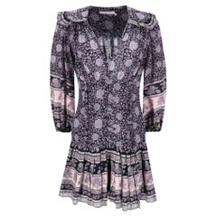 Zimmermann Cotton Printed Ruffle Dress