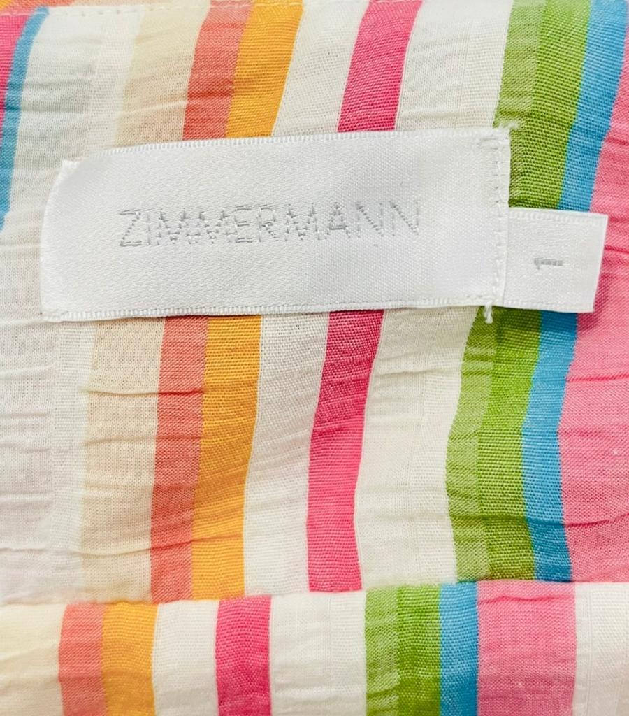 Zimmermann Cotton Striped Dress 2
