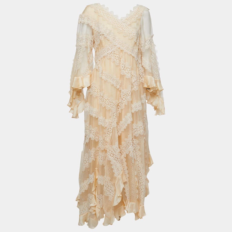 zimmermann cream lace dress Zimmermann Hypnotic Lace Utility Dress, Cream, Size 1