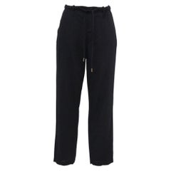 Pantalones con cordón de Zimmermann, de algodón negro